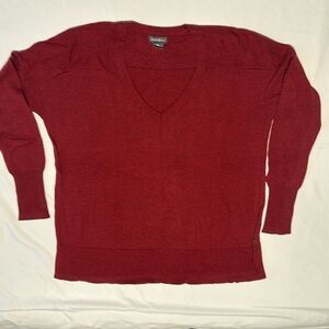 Eddie Bauer Red Sweater. Size M.